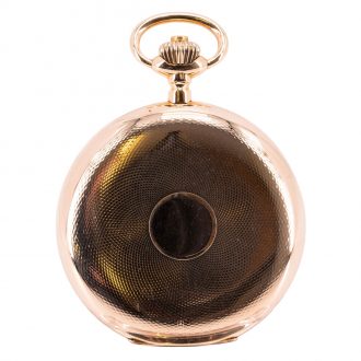 Swiss 14 carat rose gold hunting cased lever watch Circa 1915