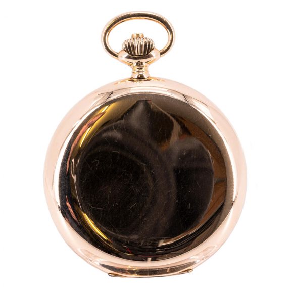 Swiss rose gold hunting cased lever pocket watch Circa 1925 Swiss rose gold hunting cased lever pocket watch Circa 1925