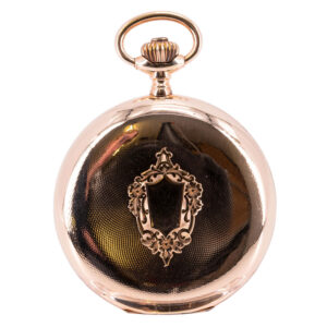 Swiss 14 carat rose gold hunting cased lever watch Circa 1905