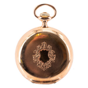 Swiss 18 carat rose gold hunting cased lever watch Circa 1905