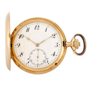Swiss 14 carat rose gold hunting cased lever watch Circa 1915