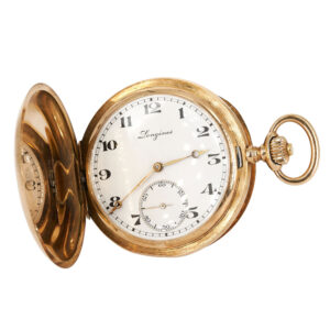 Swiss 18 carat rose gold hunting cased lever watch Circa 1925