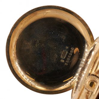 Swiss 18 carat rose gold hunting cased lever watch Circa 1925