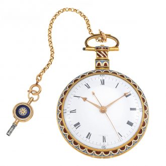 English 18K gold duplex made for the Chinese market Circa 1800
