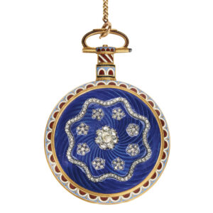 English 18K gold duplex made for the Chinese market Circa 1800