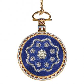 English 18K gold duplex made for the Chinese market Circa 1800