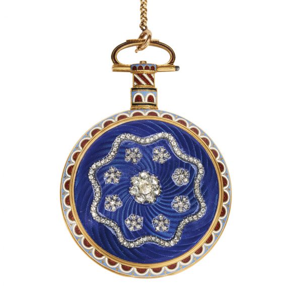 English 18K gold duplex made for the Chinese market Circa 1800