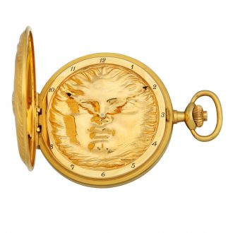 Rare Swiss 18 carat gold limited edition precision lever Circa 1983