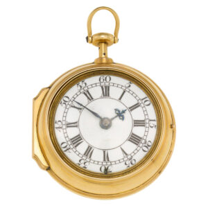 English 18K gold quarter repeating pocket watch Circa 1750