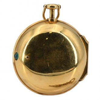 English 18K gold quarter repeating pocket watch Circa 1750