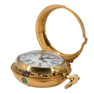 English 18K gold quarter repeating pocket watch Circa 1750