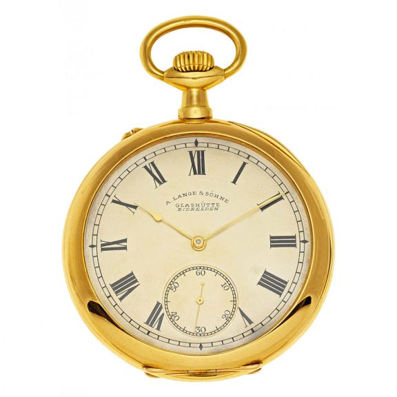 Fine German 18 carat gold open faced lever watch Circa 1900 Fine German 18 carat gold open faced lever watch Circa 1900