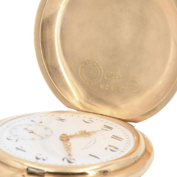 Fine German 18K gold quality 1A lever watch Circa 1908 Fine German 18K gold quality 1A lever watch Circa 1908