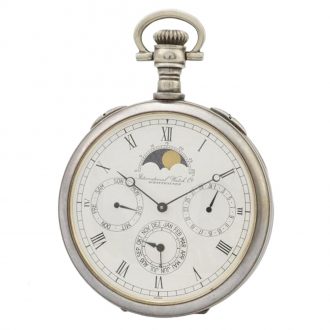 Rare Swiss silver limited edition complicated lever watch Circa 1885