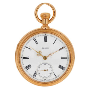 Early German 18K rose gold open faced lever watch Circa 1870