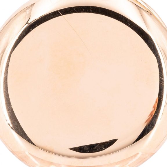 Swiss 18K rose gold open faced lever pocket watch Circa 1900 Swiss 18K rose gold open faced lever pocket watch Circa 1900