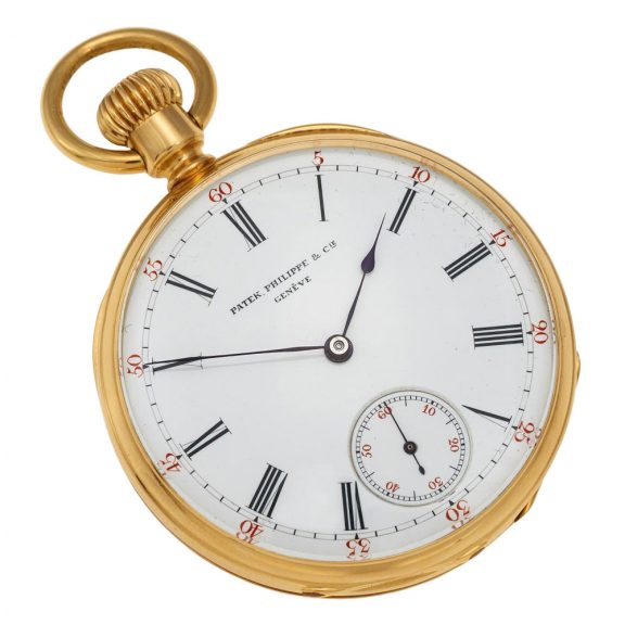 Swiss 18 carat gold open faced lever pocket watch Circa 1870 Swiss 18 carat gold open faced lever pocket watch Circa 1870