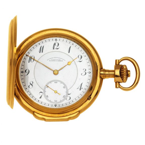 German 14K rose gold hunting cased lever watch Circa 1900 German 14K rose gold hunting cased lever watch Circa 1900