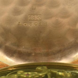 Swiss gold hunting cased complicated lever watch Circa 1900 Swiss gold hunting cased complicated lever watch Circa 1900