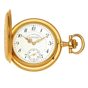 German 18K rose gold hunting cased ladies' watch Circa 1900