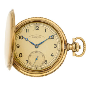 German 18K gold hunting cased lever pocket watch Circa 1937