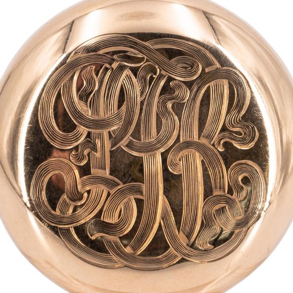American 14K rose gold hunting cased lever watch Circa 1900 American 14K rose gold hunting cased lever watch Circa 1900