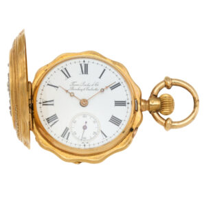Swiss gold lever watch made for the Indian market Circa 1880