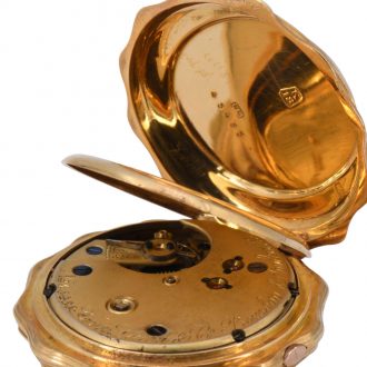 Swiss gold lever watch made for the Indian market Circa 1880