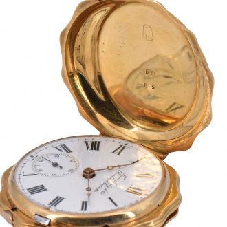 Swiss gold lever watch made for the Indian market Circa 1880
