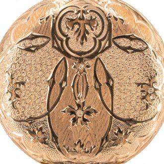 Czech 18K gold hunting cased lever pocket watch Circa 1900