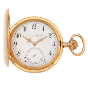 Swiss rose gold hunting cased gentlemen's watch Circa 1910