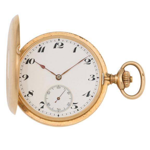 Swiss 14K gold hunting cased gentlemen's watch Circa 1920
