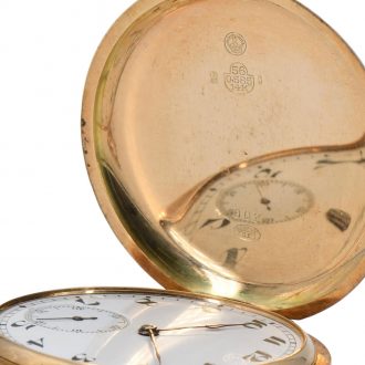 Swiss 14K gold hunting cased gentlemen's watch Circa 1920