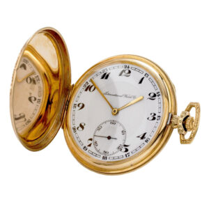 Swiss gold hunting cased gentlemen's lever watch Circa 1930