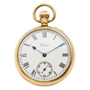 American 14K gold open faced lever pocket watch Circa 1926