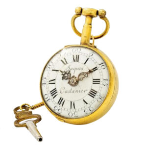 Swiss 18 carat gold open faced verge ladies' watch Circa 1775