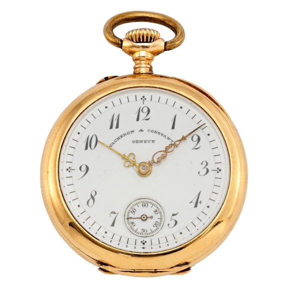 Swiss 18 carat rose gold open faced lever watch Circa 1905