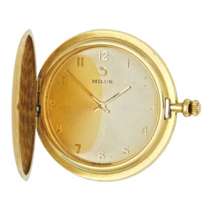Swiss 18K yellow gold manual wound lever watch Circa 1980