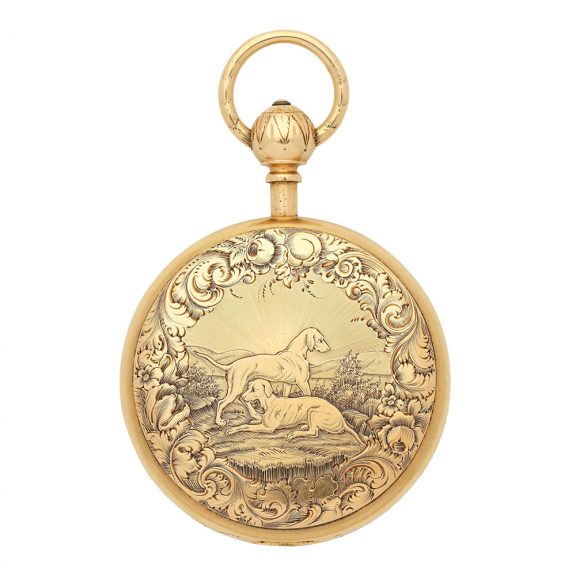 English 18 carat gold pair cased lever pocket watch Circa 1850 English 18 carat gold pair cased lever pocket watch Circa 1850