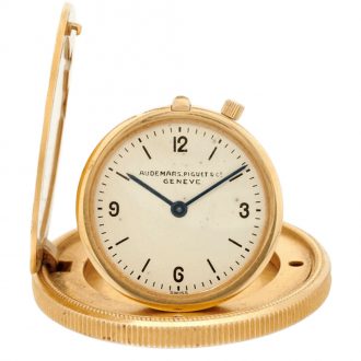 Swiss gold coin of 1887 fitted with concealed watch Circa 1940