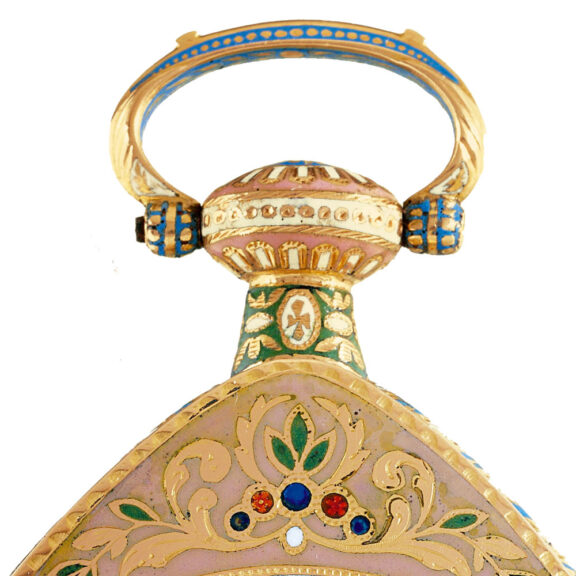 English gold, enamel watch for the Chinese market Circa 1820 English gold, enamel watch for the Chinese market Circa 1820