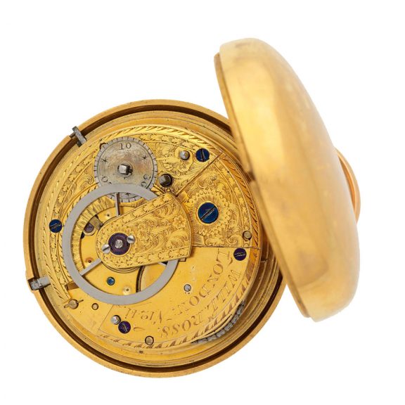 English 18K gold watch with lever escapement Circa 1801 English 18K gold watch with lever escapement Circa 1801