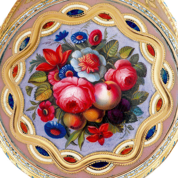 English gold, enamel watch for the Chinese market Circa 1820 English gold, enamel watch for the Chinese market Circa 1820