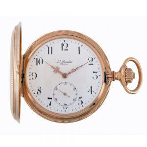Heavy Swiss 14 carat gold full hunter case Circa 1880