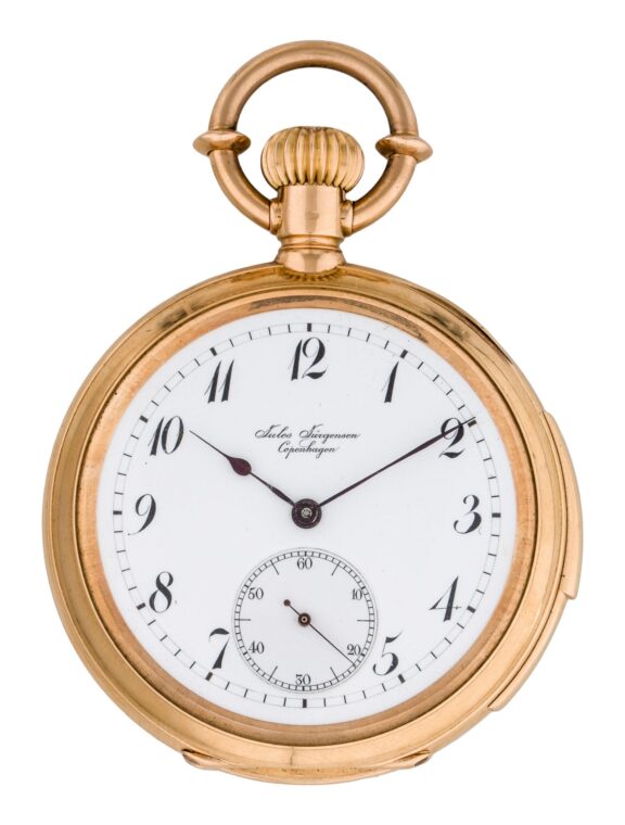 Gold Jules Jurgensen pocket watch with quarter repeater Gold Jules Jurgensen pocket watch with quarter repeater