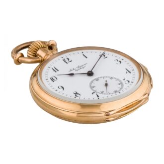 Gold Jules Jurgensen pocket watch with quarter repeater