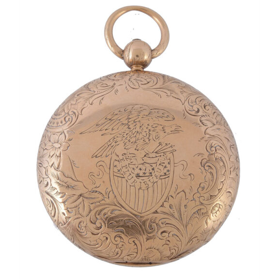 English 18 Carat gold full hunter pocket watch Circa 1825 English 18 Carat gold full hunter pocket watch Circa 1825