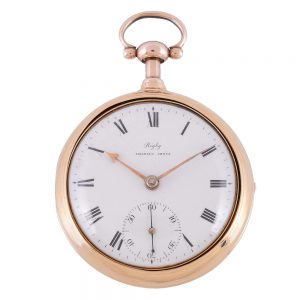 22 Carat gold quarter repeating watch Circa 1812