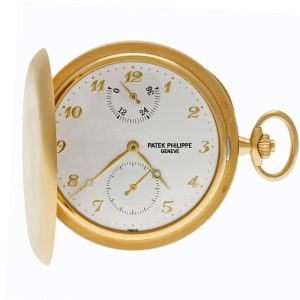 Gents Patek Philippe hunter pocket watch in 18k