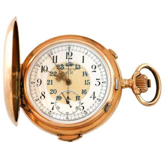 Swiss minute repetition and chronograph Circa 1900 Swiss minute repetition and chronograph Circa 1900